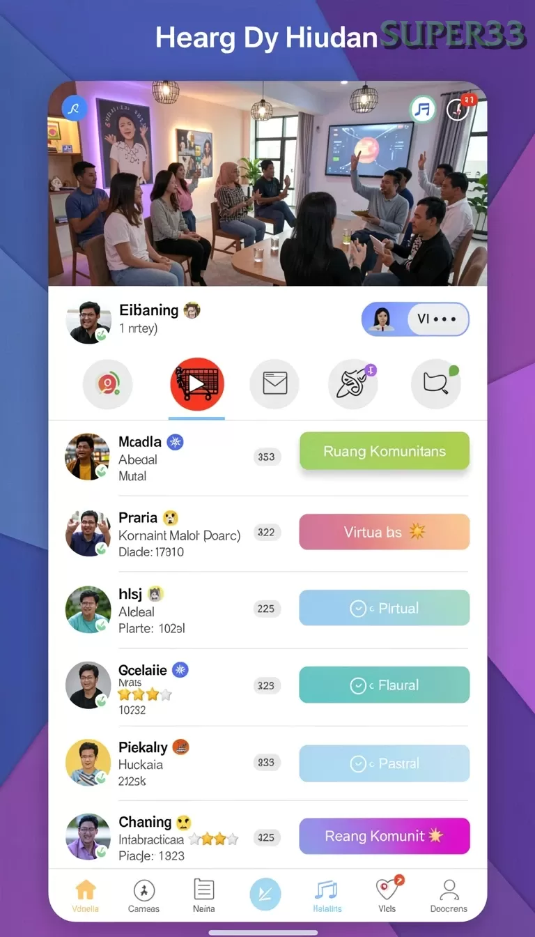 Cuplikan layar MEGA111 — aktivitas