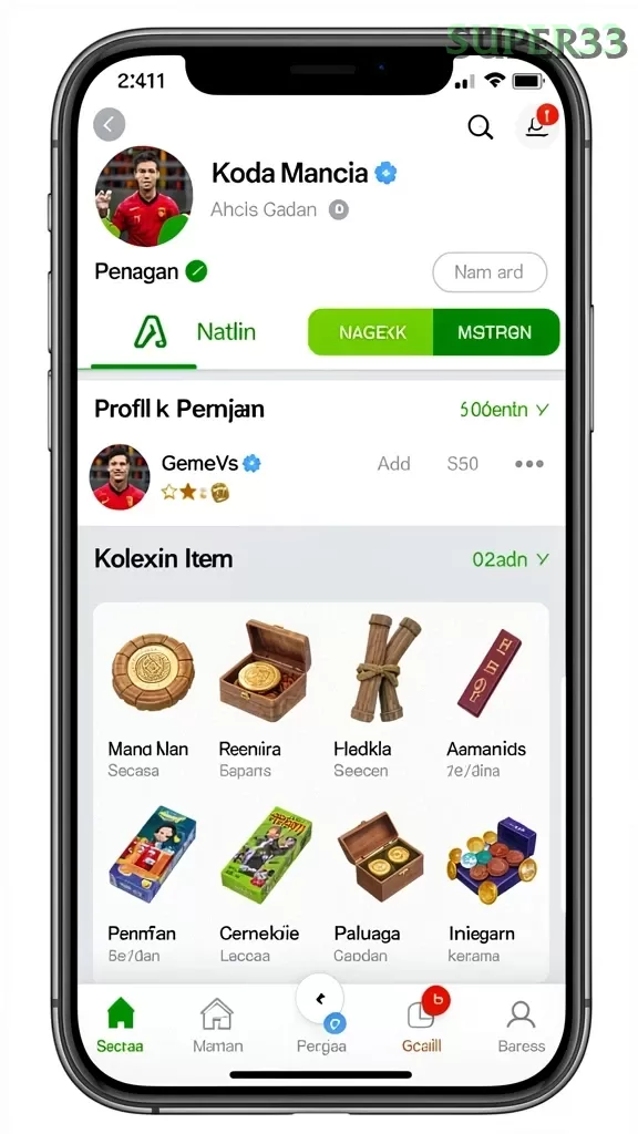 Cuplikan layar API5000 — halaman utama